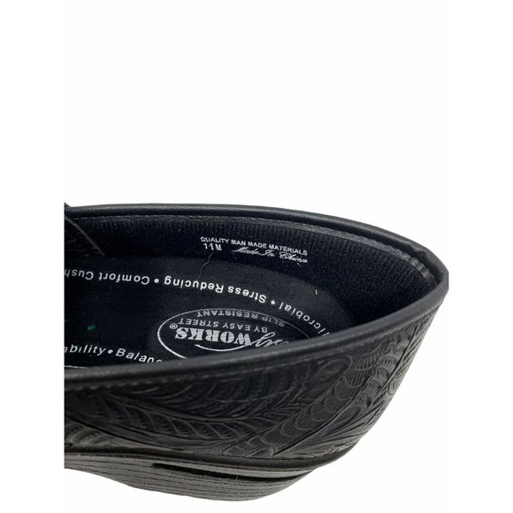 COPY - Easy Works Women's Lyndee Professional black clog shoes 11M - Picture 8 of 11